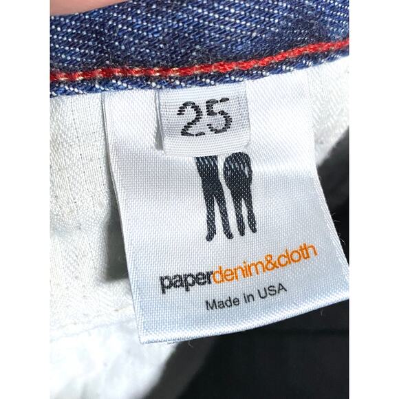 Paper Denim Cloth Jeans 08410 Ellery Flare Womens Size 25 Actual 26 x 32 26x32 - Picture 7 of 9